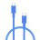 Nubbeh Elisium Cable USB-C a USB-C 1m 3A Azul