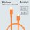 Nubbeh Elisium Cable USB-C a USB-C 1m 3A Naranja