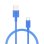 Nubbeh Elisium Cable USB-A a USB-C Tpe 1m 3A Azul