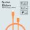 Nubbeh Elisium Cable USB-C a Lightning 1m 2A Naranja