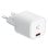 Caricabatterie Ksix Mini GaN 30 W Power Delivery Ricarica rapida USB-C Bianco