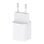 Caricabatterie Ksix Mini GaN 30 W Power Delivery Ricarica rapida USB-C Bianco