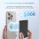 Ksix Magnetische Powerbank 5000 mAh kompatibel mit MagSafe / Power Delivery / 20 W / USB-A-zu-USB-C-Kabel