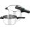 Monix Serie Quick Set de Ollas Rápidas 6+4 Litros Acero Inoxidable