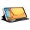 Cool Funda Flip Cover Liso Negro para Xiaomi Redmi 13C/Poco C65