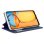 Cool Funda Flip Cover Liso Azul para Xiaomi Redmi 13C/Poco C65