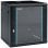 Phasak Armário Mural 19 12u 600x450mm Desmontado Preto