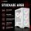 Tempest Airflow Stockade ARGB M-ATX Blanc