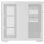 darkFlash DLX4000 Mesh Caja ATX Cristal Templado USB-C 3.0 Blanca