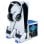Supporto per cuffie e giochi Nacon con caricabatterie per controller PS5 DualSense bianco