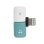 Adaptador Lightning USB - Auriculares Verde