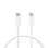 Cabo de carregamento e dados de contato USB-C para USB-C 30 W Power Delivery Carregamento rápido 1 m branco
