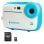 Pack Photo Agfa Realikids Instant CAM Bleu + 1 Carte Micro SD 32 Go