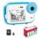 Agfa Photo Pack Realikids Instant CAM Blu + SD 32 GB + 3 rotoli extra di carta termica ATP3WH