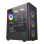 UNYkach Mir 100 Caja ATX Gaming Cristal Templado Lateral y 4 Ventiladores ARGB Negra