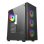 UNYkach Mir 100 Caja ATX Gaming Cristal Templado Lateral y 4 Ventiladores ARGB Negra