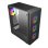 UNYkach Mir 100 Caja ATX Gaming Cristal Templado Lateral y 4 Ventiladores ARGB Negra