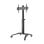 Kimex Suporte de Chão para TV 37" - 70" Altura 125-160 cm Preto