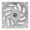 Mars Gaming MF-NC PWM Ventilateur 120 mm Roulement FDB en cuivre avec pales hybrides Blanc