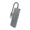 Aisens HUB USB 3.2 Gen2 10G USB-A a USB-A/M + 2xUSB-C/H + 2xUSB-A/H 15cm Gris