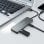 Aisens HUB USB 3.2 Gen2 10G USB-A a USB-A/M + 2xUSB-C/H + 2xUSB-A/H 15cm Gris