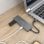 AISENS A109-0694 hub & concentrateur USB 3.2 Gen 2 (3.1 Gen 2) Type-C 10000 Mbit/s Gris