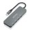 Hub USB Aisens 3.2 Gen2 10G 4 Ports USB-C 15cm Gris