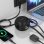 Aisens Regleta Sobremesa Multifuncion con 3 Tomas + 2xUSB-C/2xUSB-A 1.4m Negra