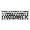 Sharkoon Skiller SGK50 S4 Barebone ISO White Teclado Gaming Sin Interruptores USB-Tipo C