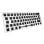 Sharkoon Skiller SGK50 S4 Barebone ISO White Teclado Gaming Sin Interruptores USB-Tipo C