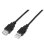 USB-Kabel OcioDual A101-0017 3 m USB 2.0 Typ A Stecker-Buchse Schwarz