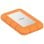LaCie STMF4000400 Externes Solid State Drive 4 TB USB Typ-C USB 3.2 Gen 2x2 Grau, Orange