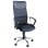 Well Home Mobiliario & Decoración Silla Oficina de Metal/Polipiel 62x70x110cm Negra