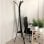 Well Home Mobiliario & Decoración Silla Oficina de Metal/Polipiel 62x70x110cm Negra