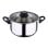 Well Home Batería de Cocina 5 Piezas + Set 3 Sartenes de Aluminio Prensado 16/20/24cm