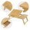 Ml-Design Soporte para Ordenador Portátil Para Cama Bambú
