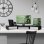 Ml-Design Soporte para Monitor Doble 110x27x10,5cm Negro