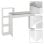 ML-Desing Escritorio con Estantes Mesa De Trabajo 110x72x40cm Blanco/Gris