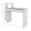 ML-Desing Escritorio con Estantes Mesa De Trabajo 110x72x40cm Blanco/Gris