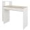 ML-Desing Escritorio con Estantes Mesa De Trabajo 110x72x40cm Blanco/Beige