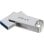 PNY DUO LINK Unidad Flash USB-A/USB-C 64GB Acero Inoxidable