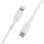 Cabo USB-C Belkin CAA003BT2MWH Lightning 1m Branco Silicone Flexível