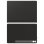 Étui de livre noir Samsung Smart Book Cover pour Galaxy Tab S9+/S9 FE+
