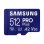 Samsung PRO Plus MicroSDXC 512GB UHS-I U3 A2 V30 Clase 10 con Adaptador SD