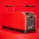 Cecotec Toastin' Time 1500 Red Tostadora 2 Rebanas Largas con Soporte para Panecillos 1500W Rojo