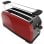 Cecotec Toastin' Time 1500 Red Tostadora 2 Rebanas Largas con Soporte para Panecillos 1500W Rojo