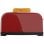 Cecotec Toastin' Time 1500 Red Tostadora 2 Rebanas Largas con Soporte para Panecillos 1500W Rojo