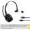 Jabra Evolve 2 55 Bluetooth-Headset für Büro/Callcenter, Schwarz (25599-889-899)