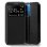 Coole schlichte schwarze Flip-Cover-Hülle für Motorola Moto G14