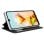 Custodia Flip Cover nera liscia e fantastica per ZTE Blade A33s